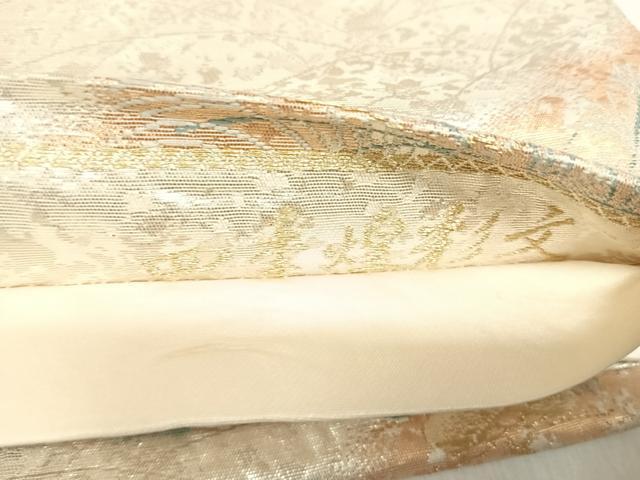 平和屋着物◎六通柄袋帯 唐織 四季煌彩文 金銀糸 鈴乃屋扱い 正絹 逸品 AABL5962yx