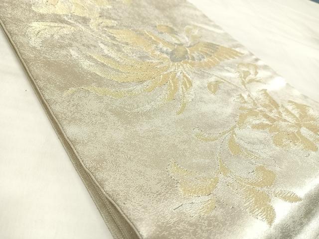 平和屋着物◎六通柄袋帯 明綴インカ神鳥 金銀糸 正絹 逸品 AABL6070yx