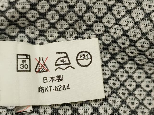 平和屋着物*夏物 訪問着 絽 草葉文 銀彩 洗える着物 AABL6169st
