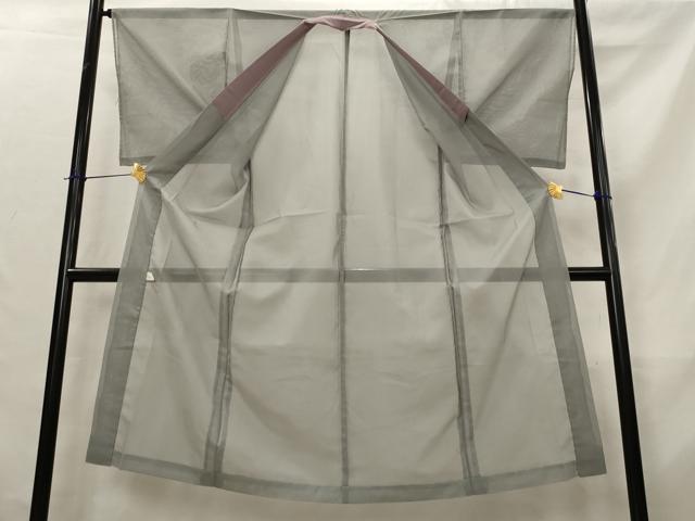 平和屋着物*夏物 男性 長襦袢 絽 薄鈍色 洗える着物 AABL6175st