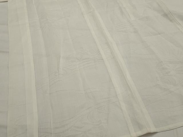 平和屋着物*夏物 長襦袢 流水源氏車紋紗 胡粉色 麻 AABL6178st