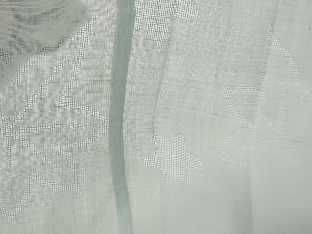 平和屋着物*夏物 長襦袢 楓紋紗 白藍色 洗える着物 AABL6183st