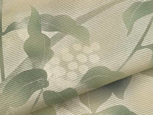 平和屋着物*夏物 訪問着 絽 草花文 暈し染め 正絹 逸品 AABL6197st