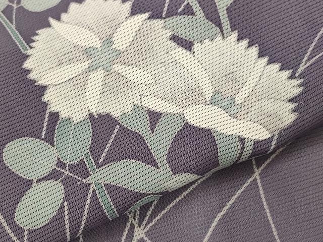 平和屋着物*夏物 訪問着 絽 草花文 正絹 逸品 AABL6200st