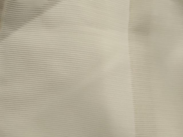 平和屋着物*夏物 訪問着 絽 枝花文 暈し染め 銀糸 銀彩 反端付き 正絹 逸品 AABL6214st