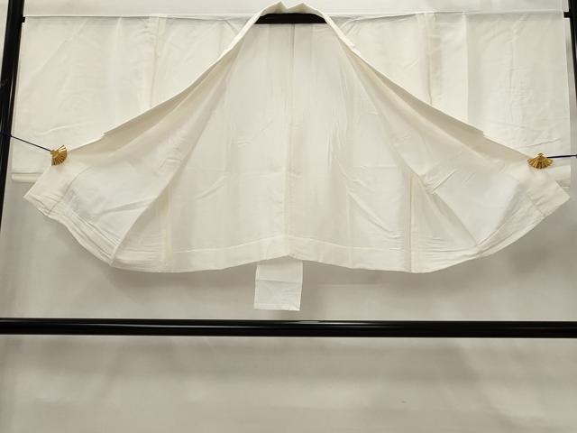 平和屋着物*夏物 長襦袢 絽 二部式 白色 正絹 逸品 AABL6219st