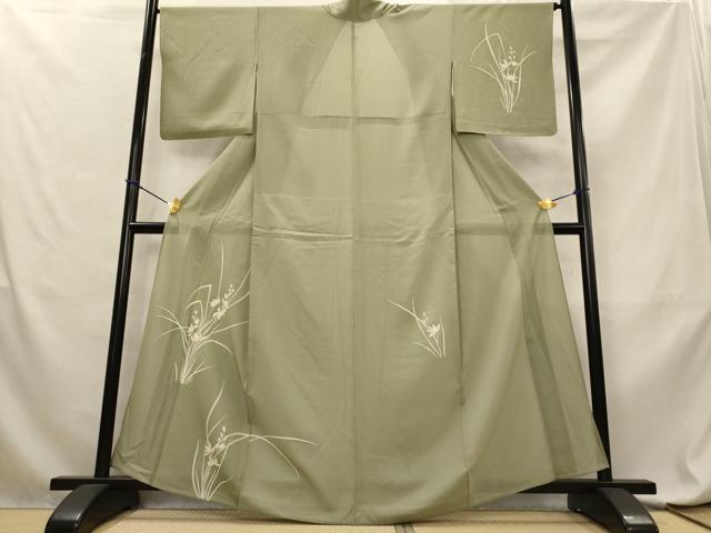 平和屋着物*夏物 訪問着 絽 草花文 正絹 逸品 AABL6220st