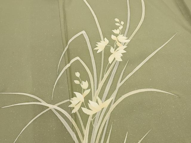平和屋着物*夏物 訪問着 絽 草花文 正絹 逸品 AABL6220st