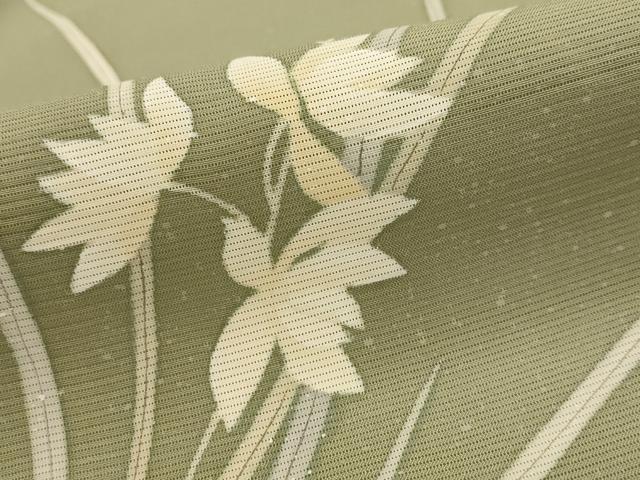 平和屋着物*夏物 訪問着 絽 草花文 正絹 逸品 AABL6220st