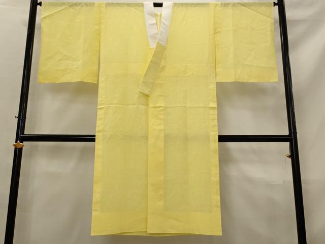 平和屋着物*夏物 長襦袢 紗 黄蘗色 麻 逸品 AABL6221st