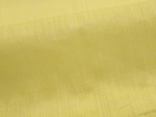 平和屋着物*夏物 長襦袢 紗 黄蘗色 麻 逸品 AABL6221st