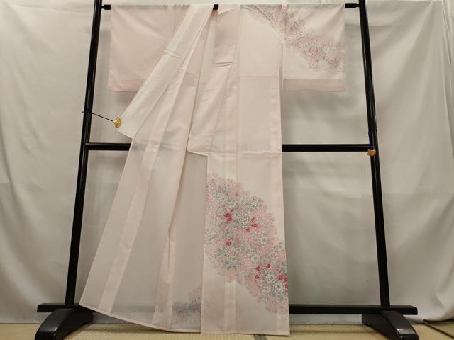 平和屋着物*夏物 訪問着 絽 辻が花 金彩 洗える着物 AABL6225st