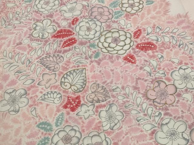 平和屋着物*夏物 訪問着 絽 辻が花 金彩 洗える着物 AABL6225st