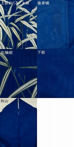 平和屋着物*夏物 訪問着 絽 笹竹文 洗える着物 AABL6232st