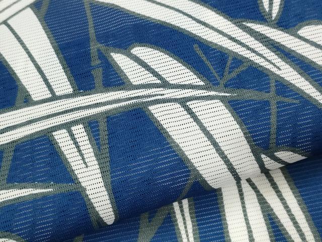 平和屋着物*夏物 訪問着 絽 笹竹文 洗える着物 AABL6232st