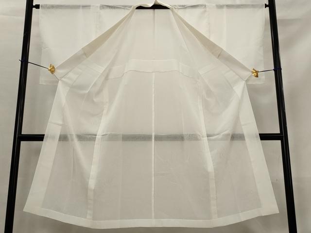 平和屋着物*夏物 長襦袢 流水草花文紗 白色 AABL6251st
