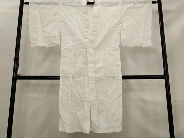 平和屋着物*夏物 長襦袢 総レース 草花文 白色 AABL6257st