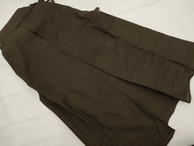 平和屋着物*夏物 男性 行灯袴 紗紬 霞文 正絹 逸品 AABL6266st