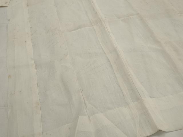 平和屋着物*夏物 長襦袢 竜田川紋紗 白色 麻 逸品 AABL6269st