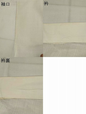 平和屋着物*夏物 長襦袢 絽縮緬 白色 洗える着物 AABL6270st