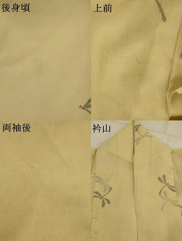 平和屋着物*夏物 小紋 紗 蜻蛉 AABL6282st