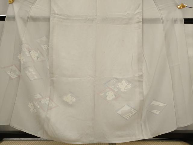 平和屋着物*夏物 訪問着 絽 花菱文 正絹 逸品 AABL6286st