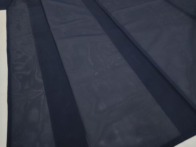 平和屋着物*夏物 色無地 絽 青褐色 洗える着物 AABL6291st