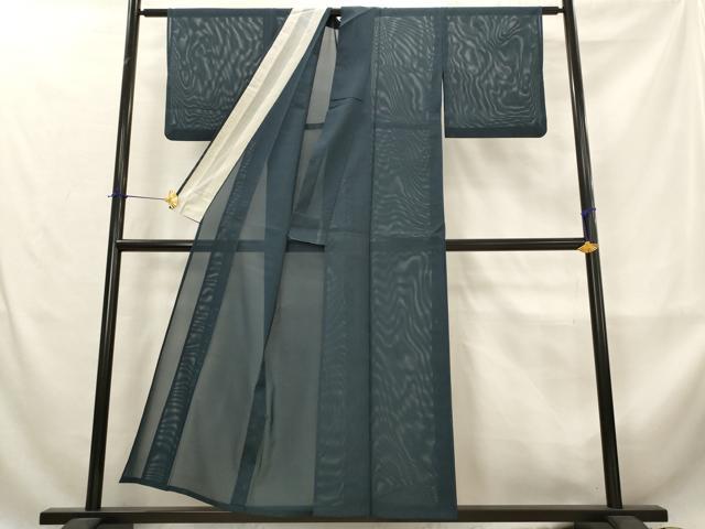 平和屋着物*夏物 色無地 絽 褐返色 洗える着物 AABL6299st