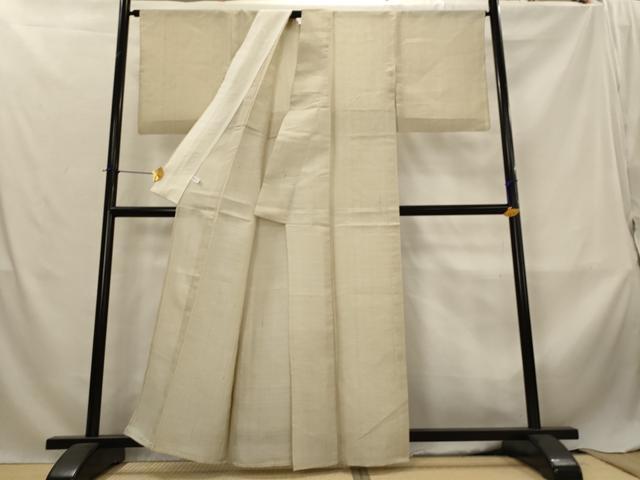平和屋着物*夏物 紗紬 縞 正絹 逸品 AABL6303st