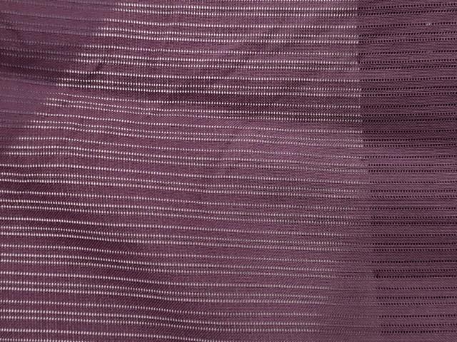 平和屋着物*夏物 色無地 絽 蒲葡色 正絹 逸品 AABL6343st