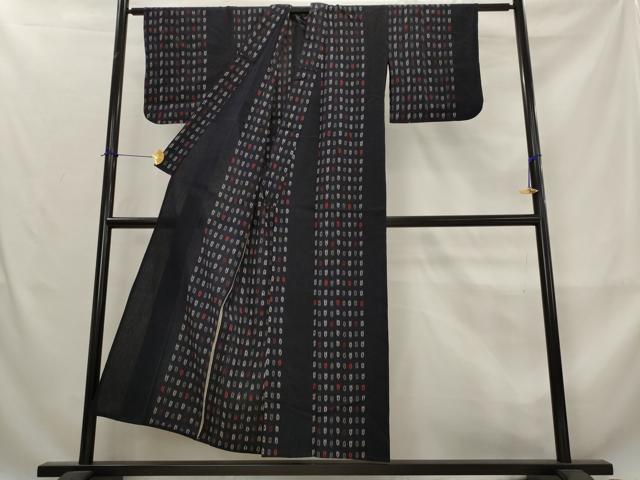平和屋着物▽小紋 単衣 矢羽文 AABL6349sst