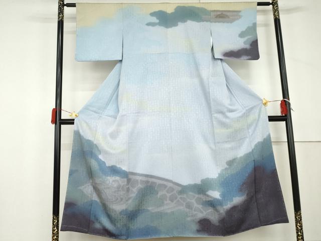 平和屋着物●訪問着 大徳寺 京百景 暈し染め まるやま扱い 正絹 逸品 未使用 AABL6413cs