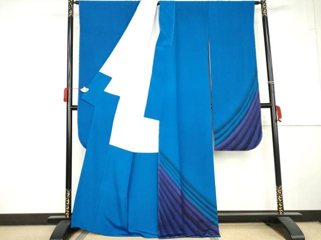 平和屋着物●豪華振袖 霞文 暈し染め 正絹 逸品 未使用 AABL6442cs
