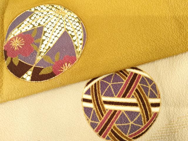 平和屋着物●豪華振袖 刺繍 雪芝に花毬 暈し染め 金糸 金彩 ロング丈 正絹 逸品 AABL6444cs