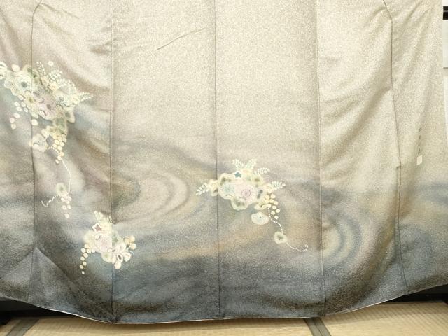 平和屋着物●豪華色留袖 作家物 辻が花 暈し染め 金通し地 正絹 逸品 AABL6501cs