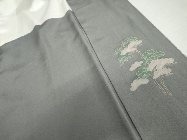平和屋着物●豪華色留袖 駒刺繍 流水花松文 暈し染め 正絹 逸品 AABL6510cs