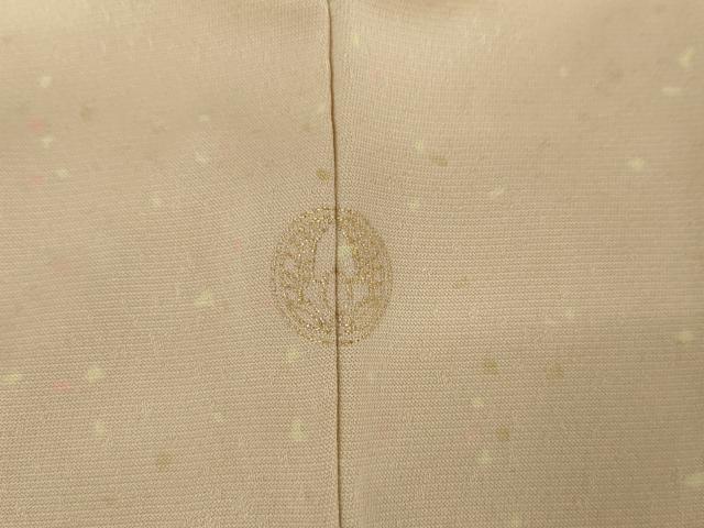 平和屋着物●訪問着 竹屋町刺繍 飛鶴文 暈し染め 金糸 金彩 正絹 逸品 AABL6514cs