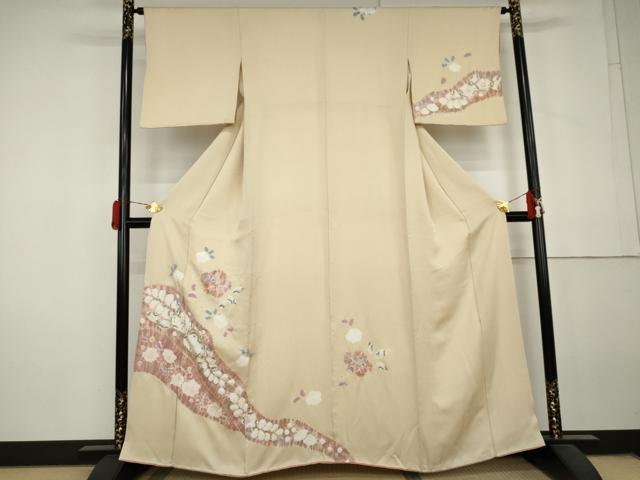 平和屋着物●訪問着 辻が花 絞り 正絹 逸品 AABL6531cs