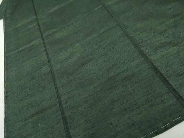平和屋着物●男性 紬 アンサンブル 色無地 天鵞絨色 キングサイズ 正絹 逸品 未使用 AABL6560cs