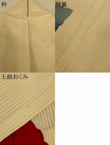 平和屋着物*夏物 訪問着 絽 草花文 銀彩 正絹 逸品 AABL6565jd