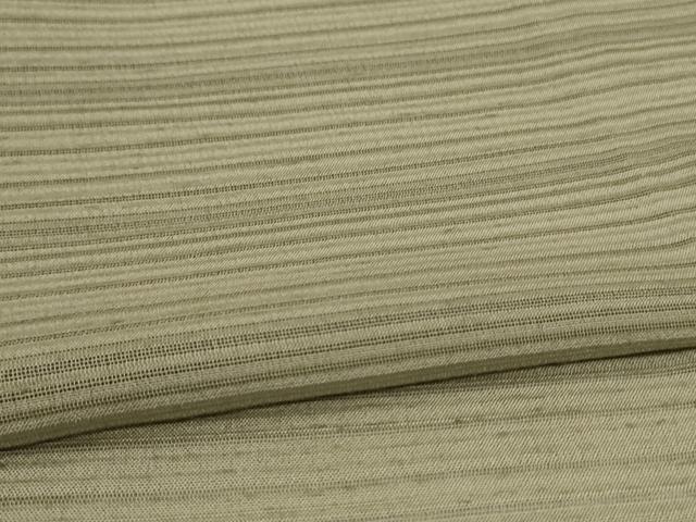 平和屋着物*夏物 銀座きしや 色無地 絽紬 鶸茶色 正絹 逸品 AABL6567jd