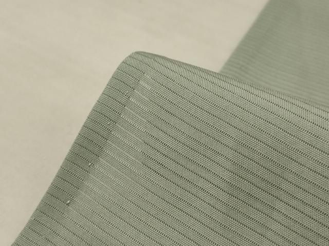平和屋着物*夏物 小紋 絽 舞花文 蛍暈し 正絹 逸品 AABL6587jd