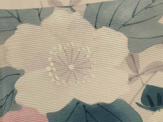 平和屋着物*夏物 訪問着 絽 手描き 草花文 正絹 逸品 未使用 AABL6599jd