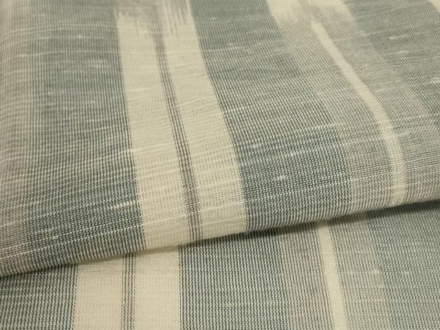 平和屋着物*夏物 紗紬 変わり縞 正絹 逸品 AABL6670jd