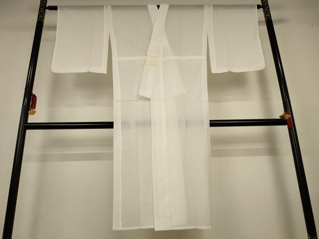 平和屋着物*夏物 長襦袢 絽 白色 洗える着物 AABL6691jd