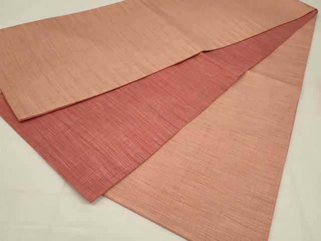 平和屋着物◎両面 全通柄袋帯 一斤染色 正絹 逸品 AABL6753ou
