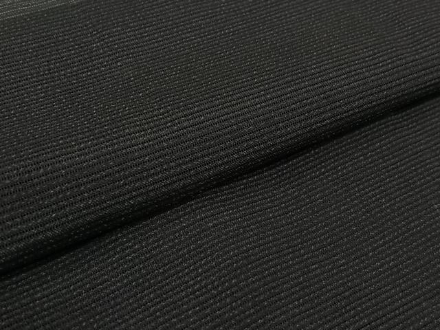 平和屋着物▽長羽織 スリーシーズン 春夏秋 塵除け 黒地 正絹 逸品 AABL6771jh