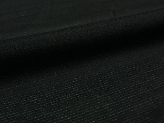 平和屋着物▽長羽織 スリーシーズン 春夏秋 塵除け 黒地 正絹 逸品 AABL6791jh