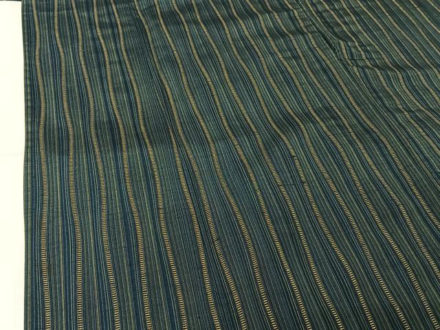 平和屋着物▽上質な紬 単衣 立涌文 正絹 逸品 AABL6820jh