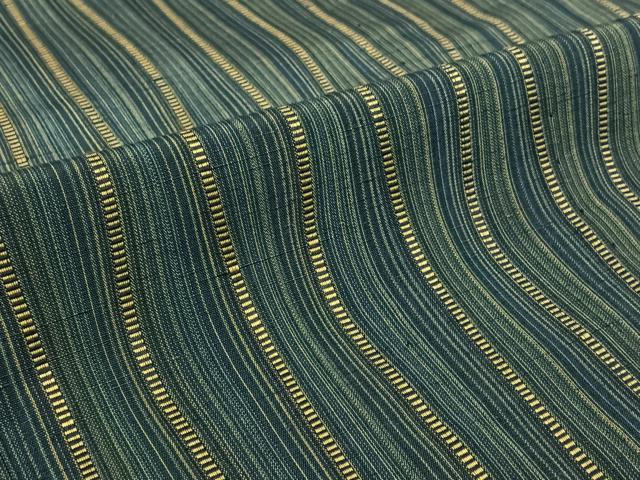 平和屋着物▽上質な紬 単衣 立涌文 正絹 逸品 AABL6820jh